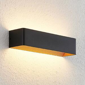 Arcchio Karam applique LED, 36,5 cm, nero