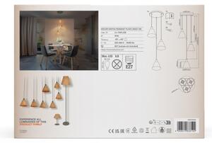 Ledvance - Lampadario a sospensione con filo DECOR RAFFIA 3xE27/15W/230V bastone di rafia