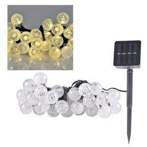 Catena LED solare 30xLED/8 funzioni 300 mAh 4,9m IP44 bianco caldo