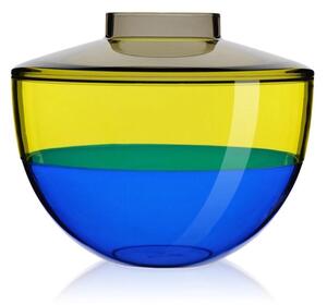 VASO KARTELL SHIBUYA FUME' GIALLO BLU 01221/33