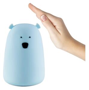 LED RGB Lampada touch per bambini BEAR LED/0,8W/5V blu