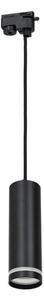 Lampadario su corda per sistema a binario PIPE 1xGU10/25W/230V nero