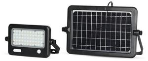 LED Faro solare dimmerabile con sensore LED/10W/3,7V 4000K IP65 + Porta USB