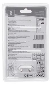Aigostar - LED RGB Luce notturna con sensore crepuscolare LED/0,5W/230V fiocco di neve