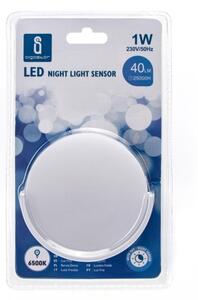 Aigostar - LED Luce notturna con sensore crepuscolare LED/1W/230V 6500K arrotondato