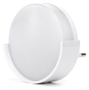 Aigostar - LED Luce notturna con sensore crepuscolare LED/1W/230V 6500K arrotondato