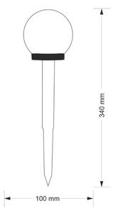 Lampada solare LED KULA LED/1,2V 40 mAh P44