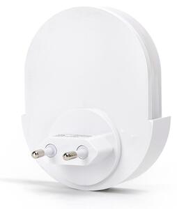 Aigostar - Lampada notturna LED con sensore LED/1W/230V ovale