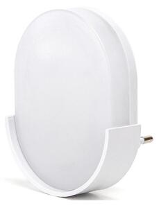 Aigostar - Lampada notturna LED con sensore LED/1W/230V ovale