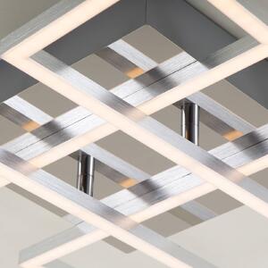 Briloner Plafoniera LED Frames, 4 quadrati, girevole