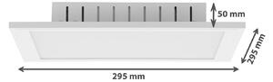 Briloner Pannello LED Colour 29,5cm x 29,5cm telecomando