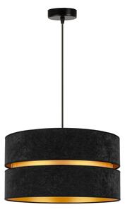 Duolla - Lampadario a sospensione con filo DUO 1xE27/15W/230V diametro 40 cm nero/oro