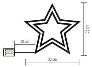 LED Decorazione per finestre LED/3xAA multicolore