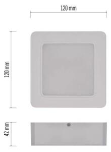 Plafoniera LED LED/9W/230V 12x12 cm bianco