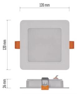 Luce LED da incasso LED/9W/230V 12x12 cm bianco