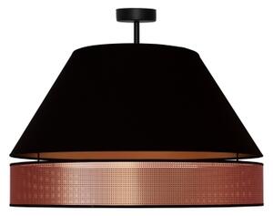 Duolla - Lampadario a plafone COPPER SHINY 1xE27/15W/230V diametro 60 cm nero/rame