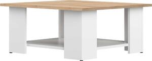 Tavolino - Colore rovere e bianco - JANET