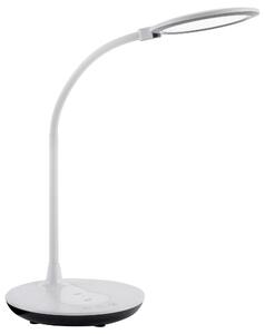 Lampada da tavolo a LED bianca, dimmerabile, flessibile, ricarica wireless, H 53,5 cm
