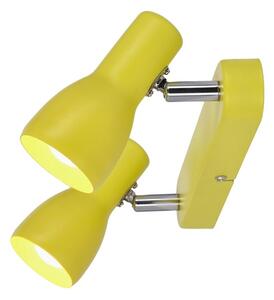 Luce Spot PICARDO 2xE14/40W/230V giallo