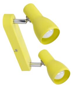 Luce Spot PICARDO 2xE14/40W/230V giallo