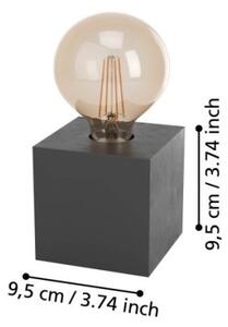 Eglo 43734 - Lampada da tavolo PRESTWICK 1xE27/40W/230V antracite