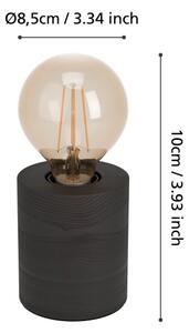 Eglo 900334 - Lampada da tavolo TURIALDO 1xE27/28W/230V