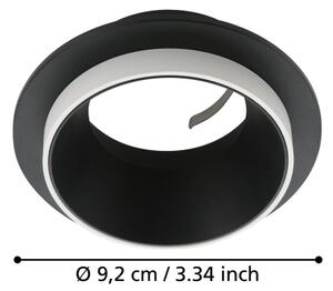Eglo 900453 - Lampada da incasso CAROSSO 1xGU10/35W/230V nero