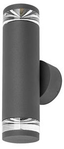 Rabalux 77072 - Applique da esterno TORNIO 2xGU10/10W/230V IP54 antracite