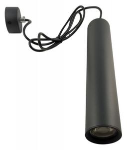 Lampadario a sospensione con filo KARADON 1xGU10/30W/230V 29 cm nero
