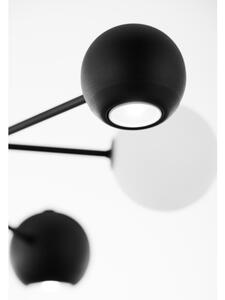 Jupiter 1997 - Lampadario a sospensione con supporto rigido MOKA 3xGU10/10W/230V + 3xG9/10W/230V nero/bianco