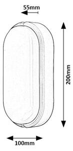 Rabalux 7409 - Lampada LED da soffitto esterna HORT LED/15W/230V IP54 nera