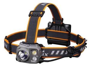 Fenix HP16R1250 - Lampada frontale LED ricaricabile 3xLED/USB 4xAA IP66 1250 lm 600 h