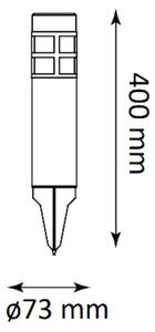 Lampada solare LED MARK LED/1,2V 200 mAh IP44