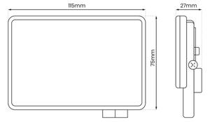 Riflettore LED da esterno LED/20W/230V 5000K IP65