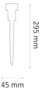 Lampada solare LED STIK LED/1,2V 40 mAh IP44