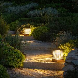 Les Jardins Lanterna LED solare Tekura con sensore, alta 37 cm