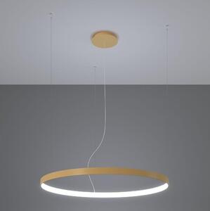 Thoro TH.181 - LED  Lampadario a sospensione con filo RIO LED /50W/230V CRI95 4000K diametro 78 cm oro