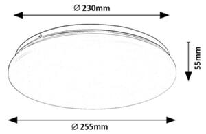 Rabalux 71101 - Plafoniera LED VENDEL LED/12W/230V 3000K 25 cm