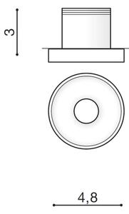 Azzardo AZ2234 - Faretto da incasso OKA LED/3W/230V