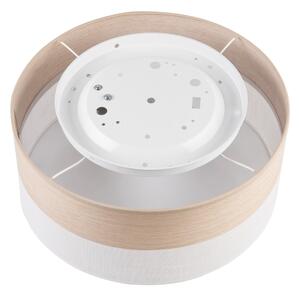 Plafoniera SIRJA WOOD 1xE27/15W/230V diametro 35 cm bianco/quercia