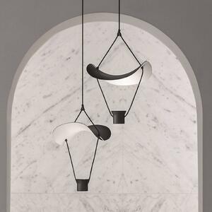 Masiero Lampada LED sospensione Vollee S1 P 44cm down nero