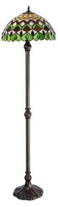 Brilagi - Lampada da terra Tiffany MARGARET 2xE27/60W/230V