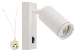 Faretto da parete con interruttore 1xGU10/35W/230V bianco