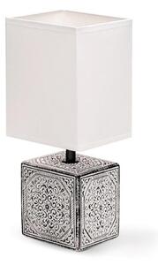 Aigostar - Lampada da tavolo 1xE14/40W/230V grigio/bianco
