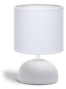 Aigostar - Lampada da tavolo 1xE14/40W/230V grigio/bianco