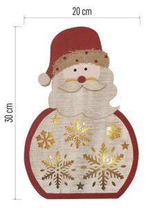 Decorazione natalizia LED LED/2xAAA Santa