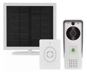 Campanello video wireless GoSmart 4400 mAh 3xAA IP44 Wi-Fi Tuya con pannello sol