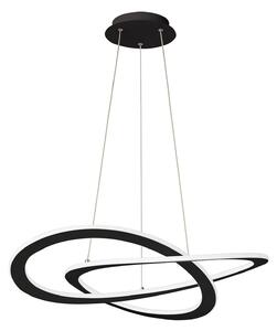 Viokef Lampada LED a sospensione Charlie, Ø 62 cm, nero