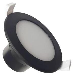 Lampada LED da incasso per bagni LED/7W/230V 4000K nero IP44