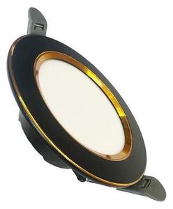Lampada LED da incasso LED/7,5W/230V 4000K nero/oro